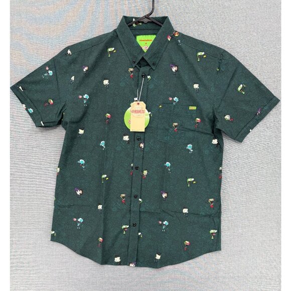 RSVLTS Other - RSVLTS Invader Zim Invaders from Irk KUNUFLEX Shirt Mens XL NWT